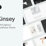 Kinsey AJAX WordPress Portfolio Theme – Creative Agency Template Screenshot