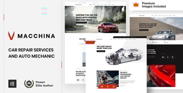 Macchina Nulled Auto Repair WordPress Theme