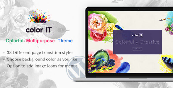 Colorit Nulled WordPress Creative Portfolio Theme