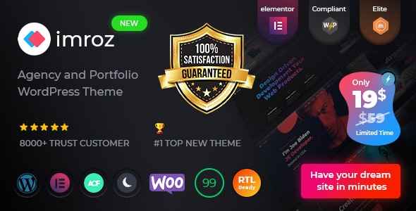 Imroz Nulled Creative Agency WordPress Theme