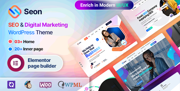 Seon Nulled WordPress Theme Preview