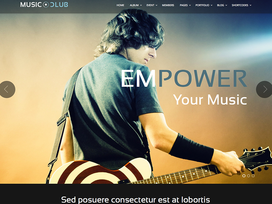 Music Club WordPress Theme Nulled Free Download