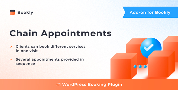 Bookly Addon Chain Appointments – multi-step booking workflows and chained appointments