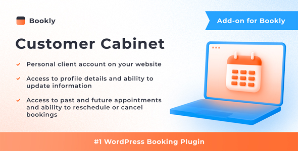 Bookly Addon Customer Cabinet – client portal for appointments, invoices and files