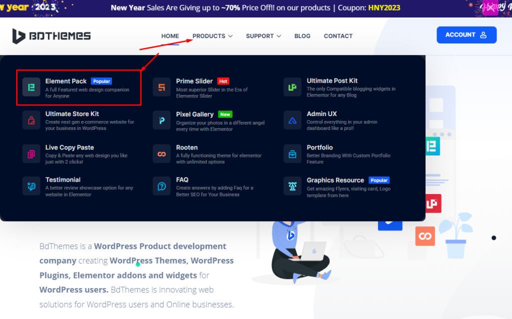 Element Pack for Elementor — premium widget collection