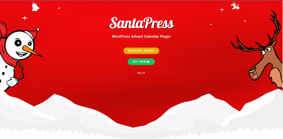 SantaPress WordPress Theme — responsive multipurpose website design