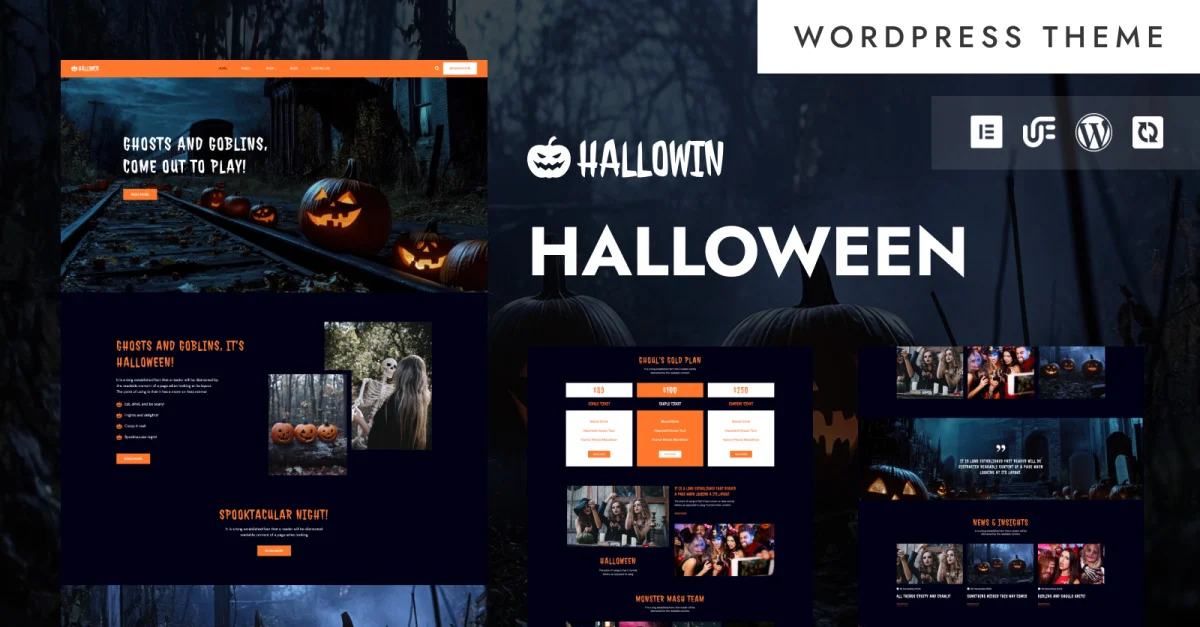 Halloween Elementor Edition Plugin Preview